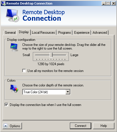 Remote Desktop Connection