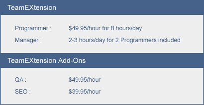 TeamEXtension Pricing